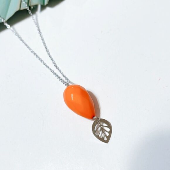 Stone drop necklace  R7 - Picture 3 of 3
